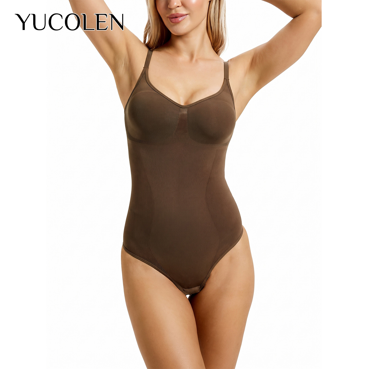 Shapewear Bodysuit Firm - ملابس داخلية نسائية من YUCOLEN بفتحة