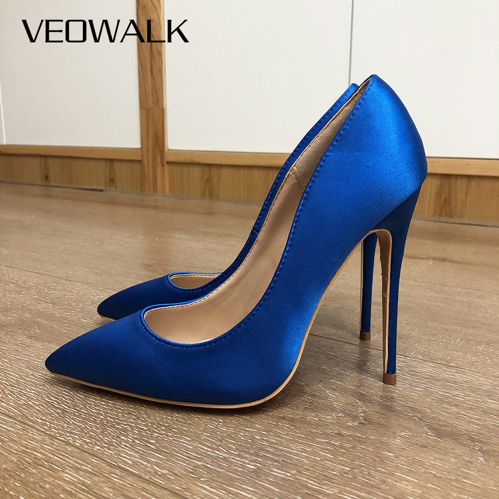 حذاء نسائي من Veowalk مصنوع من - مراجعة Slip Dress Satin وسعره