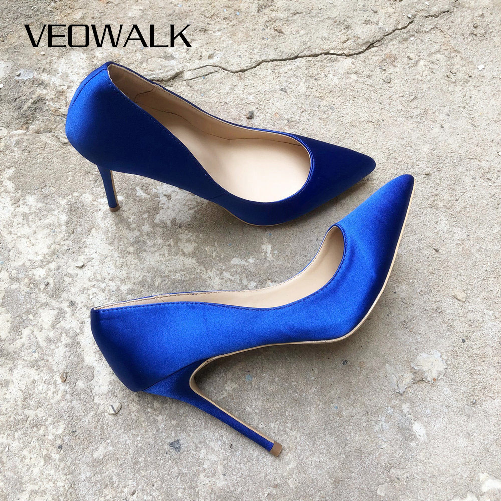 حذاء نسائي من Veowalk مصنوع من - مراجعة Slip Dress Satin وسعره
